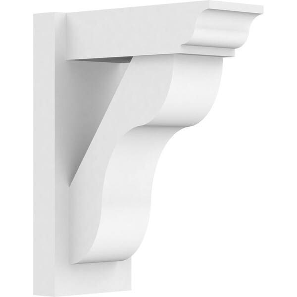 Ekena Millwork Carmel Architectural Grade PVC Outlooker with Traditional Ends, 7"W X 14"D X 18"H OUTP07X14X18CAR01 - main